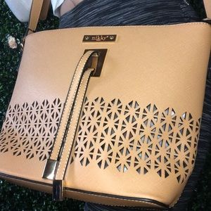 Adorable beige crossbody